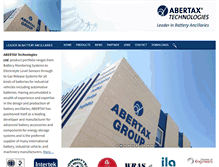 Tablet Screenshot of abertax.com